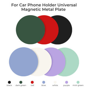 สติกเกอร์แผ่นดิสก์โลหะสำหรับที่ยึดโทรศัพท์แบบแม่เหล็กในรถยนต์ชุด5/1สติ๊กเกอร์ลูกปัดเหล็กกลมอเนกประสงค์แท่นยึดโทรศัพท์มือถือจานที่ตั้งแม่เหล็ก