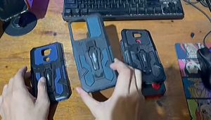 Casing HP Untuk Samsung Galaxy A04 2022 Soft Case Kickstand Armor Belt Clip Terbaru