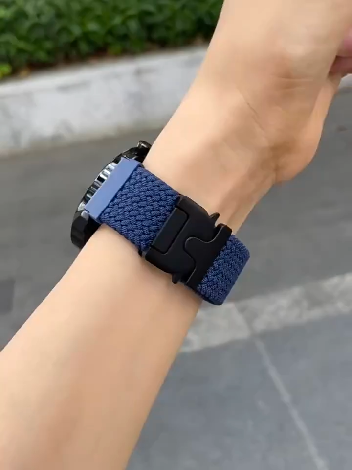 Breathable & Quick-Dry Parachute Strap (22mm) for Xiaomi Redmi Watch 5 Active/5 Lite - Elastic Nylon Sport Band Sweatproof & Lightweight for All Day Wear