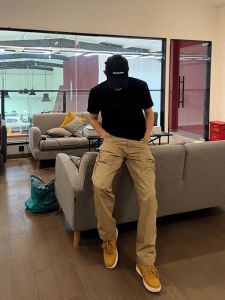 Enf Mỹ Retro Quần Áo Bảo Hộ Lao Động Quần May 3d Chống Thấm Nước Đa Năng Thẳng Thoải Mái Ngoài Trời Thoải Mái Bốn Mùa Quần Tây