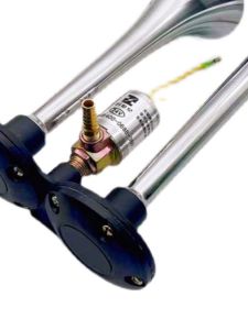 Bộ Loa Khí Siêu to 24V Xe Buýt Cao Cấp 12V Xe Tải Điện Kiểm Soát Bằng Điện Còi Xe Hơi Còi Xe Buýt Hai Lối