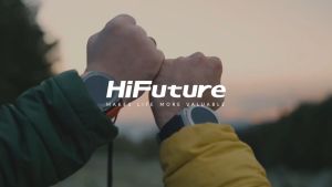HiFuture Mix2 Solace Grey Color Smart Watch Waterproof IP68 1.4" AMOLED Touchscreen Heart Rate & Sleep Monitor