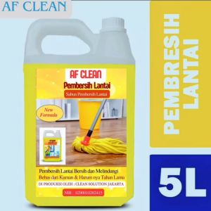 Pembersih Lantai Antibakteri FLOOR CLEANER AF Clean 5L - apel