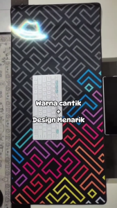 ขนาดใหญ่ แผ่นรองเมาส์ 120x60 / 100x50 / 90x40 / 80x30 ซม เรียบง่าย แผ่นรองโต๊ะสีสันสดใส หนา 3 MM Gaming Pad