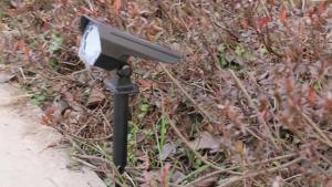 10 LED Solar Spotlights Cool White Outdoor Landscape Lights Adjustable Solar Powered Spot Lights for Garden Yard