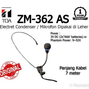 Mic Kalung Toa ZM 362. AS elegan istimewa mewah cocok untuk keperluan meeting presentasi khotbah imam demo guru dosen pembimbing