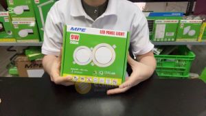 Đèn led âm trần RPL viền vàng MPE CHÍNH HÃNG