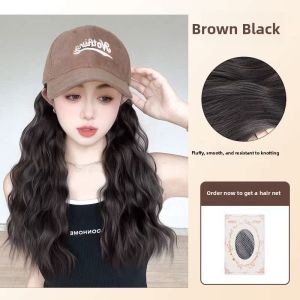 MONLEYTA | Womens Short Hair Full Head Cover Hat Natural Simulation Summer Baseball Cap Integrated Fake Hair Hat New Arrival 2025