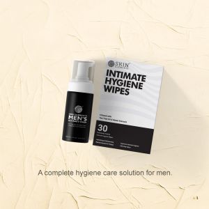 Intimate Care Combo- Skin Elements Intimate Wash (120ml) +Wipes (40 Sheets) For Complete Intimate Care  - Avoids Itching & Allergies