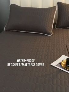 【Perfect Deco 】Waterproof Fitted Bedsheet * Single/Queen/King * Mattress Protector & Pillow Case