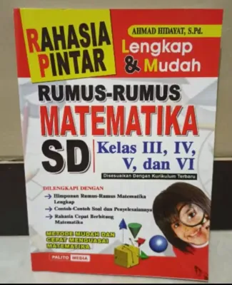 Buku Rahasia pintar rumus rumus matematika SD kelas IIIIIVV DAN VI