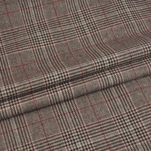 Wool Tartan Plaid Fabric for Spring and Autumn
