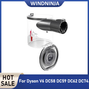 Dust Bucket with A Interface Parts for Dyson V6 DC58 DC59 DC62 DC74 Vacuum Cleaner Accessories Dust Cup Dust Bin Replacement