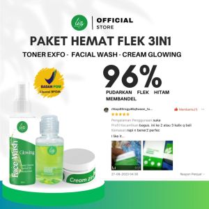 Paket 3in1 Elzetskincare: Solusi Flek Melasma, Noda Hitam & Bekas Jerawat
