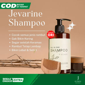 Shampoo Jevarine All in One Shampo Anti Rontok Penyubur Rambut Sampo Perawatan Rambut Bercabang dan Rambut Rontok Kebotakan Original BPOM