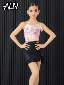 AILANGNA | Child Halter Latin Dance Outfit Set