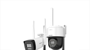 กล้องวงจรปิด Wi-Fi Kit Hikvision รุ่น NKS422W03H 2MP H.265 One bullet + One PTDome WiFi NVS Kit
