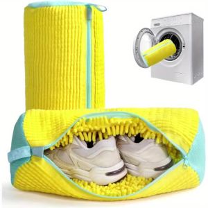 Washing Machine Bag Shoes Machine Laundry Bag Drying Bags with Zipper Closure 360° Surround Cleaning Reusable Durable Machine