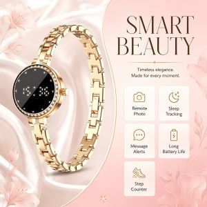 NEW L6 Fashionable Ladies Smart Bracelet Health Monitoring Female Heart Rate Blood Oxygen Sleep Wrist watch For Android iOS gift