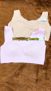 Bra Wanita Tanpa kawat YOUNG HEARTS Busa Tipis Full Cup Model Vest Pakaian Dalam Underwear 583Y