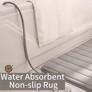 2026 New Memory Foam U-Shaped Toilet Seat Cover Anti-Skid Super Absorbent Bathroom Carpet Non-Slip Bath Mat for Bathroom Decor