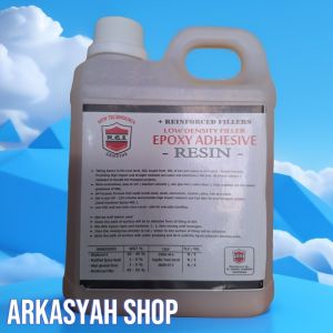 LEM EPOXY NGL 850GRAM NATURAL TIDAK BERGARIS HITAM (LEM KAYU LEM SUPER KUAT LEM FILLER LEM NATURAL LEM SERBAGUNA)