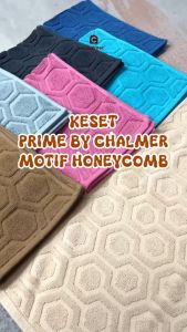 Keset Prime by Chalmer Seri Honeycomb 42 x 60 cm Keset Handuk Motif Dapur Kamar Mandi 100% Katun