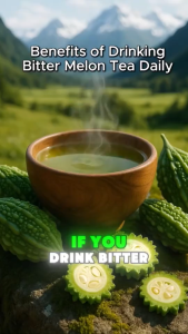 Bitter Melon Tea Bags Herbal Drink for Diabetes Care & Healthy Blood Sugar Support 10packs