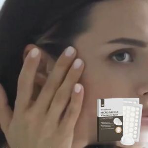 WEST&MONTH Micro-Needle Vitamin C Spot Eraser Patch Protect Acne from Dirt andother Contaminants Hydrating and Non-drying Promote Recovering of Acne Acne Pimple Blemish Covering Fast Healing Patches(72pcs)