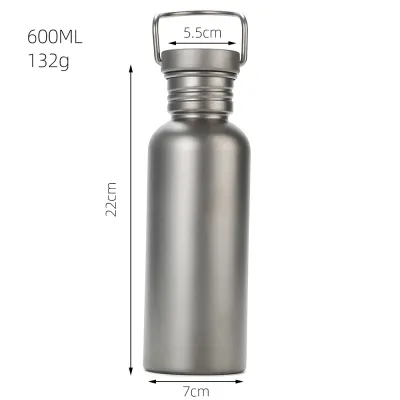 Bình Nước Cách Nhiệt Titanium Dân Dã Tiện Lợi mang Đi Ngoài Trời