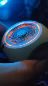 ลำโพงบลูทูธ แสงระยิบระยับ✨ | ดีไซน์หมุนฟิดเจ็ตสปินเนอร์ | เปลี่ยนสีตามจังหวะเพลง 🎶 ของขวัญวัยรุ่นสุดฮิป! | แสงสี RGB สุดคูล + เบสหนัก 360°