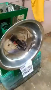 2IN1 HEAVYDUTY BELT TYPE 1.5HP COCONUT GRATER AND CASSAVA GRATER STAINLESS BLADE AND BASIN RED