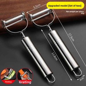 Defasilk | Multi-Function Stainless Steel Kitchen Peeler and Slicer