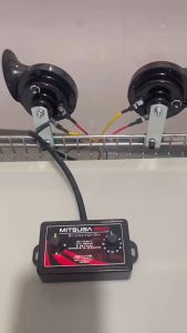 ตัวควบคุมแตรรถยนต์ 12V-24V  พร้อมเอฟเฟกต์เสียง 12/25，ลำโพงรถยนต์ควบคุมเสียงสำหรับรถยนต์รถบรรทุกเรือ ตัวควบคุมฮอร์น