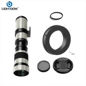 Lightdow | Lightdow 420-800mm f/8.3 Manual Telephoto Zoom Lens With UV Camera Filters for Canon Nikon Sony Fuji Olympus Samsung Cameras