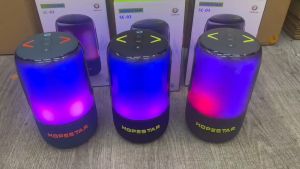 Hopestar รุ่น SC-03 ลำโพงบลูทูธ ลำโพงกันน้ำ ลำโพงพกพา เสียงดี พร้อมไฟRGB  ลำโพง 15W รองรับเชื่อมต่อฟังเพลง 2 เครื่อง