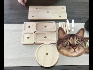 Wooden Display Stand Dessert Cake Stand Cosmetic Organizer with Tiered Tray for Parties Birthdays