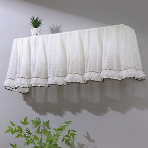 Vỏ Bảo Vệ Máy Lạnh Kiểu Treo Tường Phong Cách Hiện Đại Đơn Giản Vải Ren Che Chắn Chống Gió Chống Bụi Mùa Hè 2025