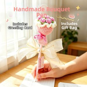 QIWEILANG | Teachers Day Gift Handmade Rose Bouquet