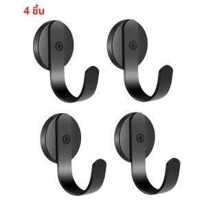 Heavy Duty Strong ผ้าเช็ดตัวแม่เหล็ก Hook ห้องน้ําห้องครัวเครื่องครัวแขวนตู้เย็นตะขอด้านหน้า 1/2/4 ชิ้น