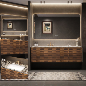 DIPURUI | Retro Colored Wash Basin Vanity