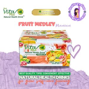 Fruit Medley Premium Drink Mix Sweetened With Stevia First Vita Plus Natural Health Drink Health Pack