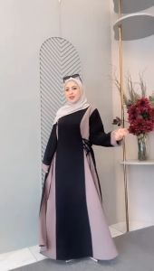 Nurfalina Dress By Aku Karissa || Dress Sabrina Premium || Dress Terbaru Aku Karissa