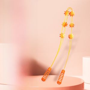 New Manual Back Massager Roller Bar Whole Body Relaxation Neck Spine Waist Leg Care Comfortable Pulling Strap Therapy Tool