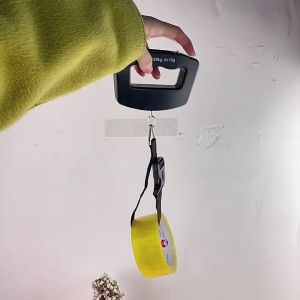 Portable Handheld Electronic Digital Luggage Weighing Scale Travel Weighing Hanging Scales Scale Electronic Accurate Digital Luggage Scale with Grip for Travel Suitcase Weighing