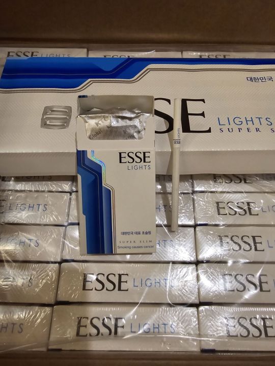 ORIGINAL ESSE BLUE LIGHTS SLIM STICK LONG ( TOBACCO CIGARETTES ...