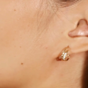 Trio Twin Hoops 14k Gold