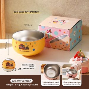 SHELI | Baby Anti-Slip Soup Bowl Stainless Steel