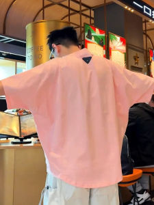 Summer Thin Loose Fit round Neck Short Sleeve T-Shirt Batwing Sleeve Clean Version Casual Versatile Breathable Cotton Tee