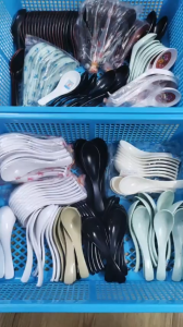 Combo 10 cái muỗng ăn cơm nhựa melamine vân đá đen no17